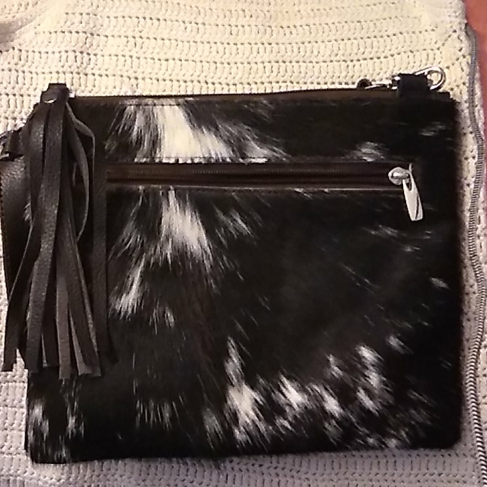 Cowhide Crossbody Purse